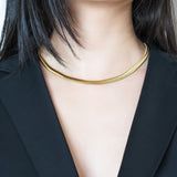Anais Herringbone Chain Necklace
